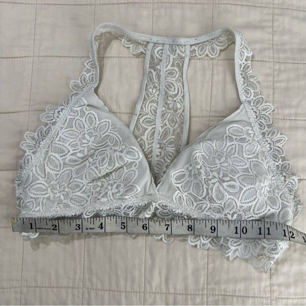 AE Aerie Lace Racerback Bralettes Size Small - Picture 8 of 11